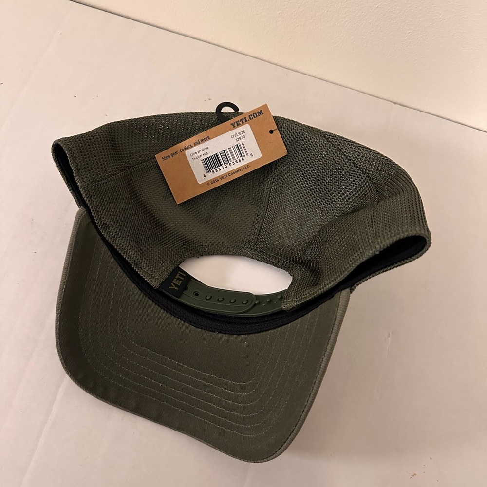 Yeti Patch Trucker Hat - Olive on Olive - Picture 3 of 4